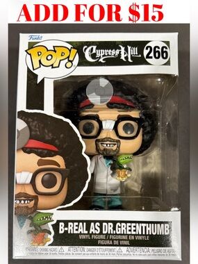 Funko Pop B-Real Cypress Hill Hip Hop Music Toy Figure